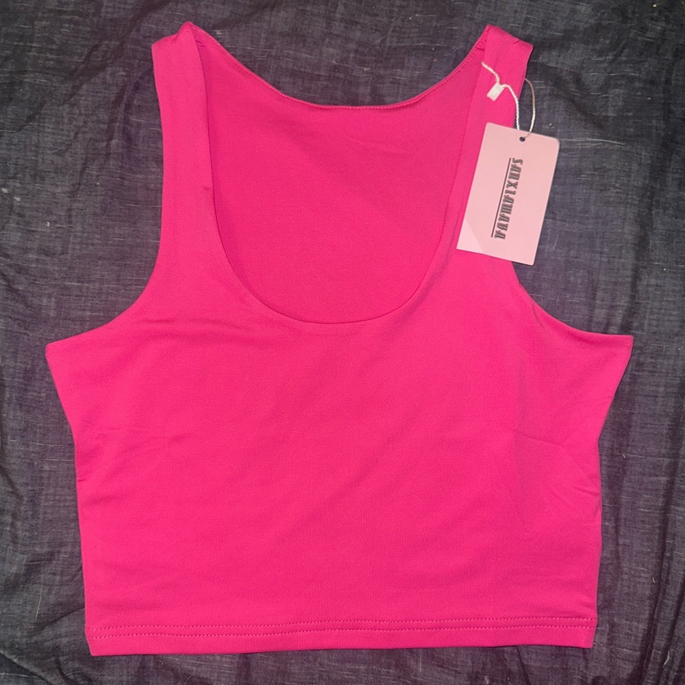 NWT Pink Crop Top